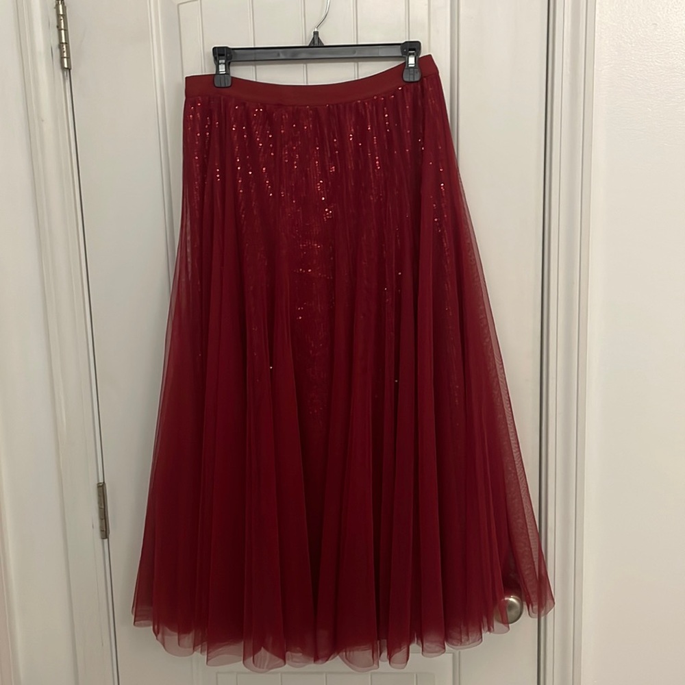 Dwirapal large red skirt